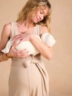 Combinaison De Nuit En Nid D'abeille Grossesse Et Allaitement - Beige Chiné -Vertbaudet Soldes Boutique combinaison de nuit en nid dabeille grossesse et allaitement 4