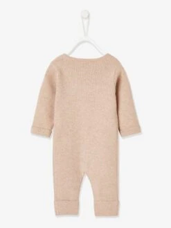 Combinaison En Côtes Bébé Manches Longues - Gris Chiné -Vertbaudet Soldes Boutique combinaison en cotes bebe manches longues 19