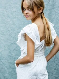 Cyrillus Combinaison Fille Suzanne - Cortège Plume - écru -Vertbaudet Soldes Boutique combinaison fille suzanne cortege plume 4