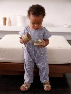 Combinaison Imprimée Bébé - Carreaux Rouge