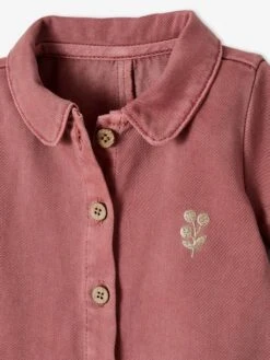 Combinaison Manches Courtes Bébé - Bois De Rose 9 Combinaison Manches Courtes Bébé - Bois De Rose -Vertbaudet Soldes Boutique combinaison manches courtes bebe 3