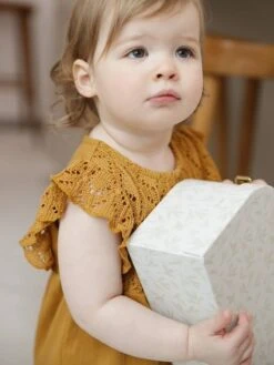 Combishort Bi-matière Bébé - Caramel -Vertbaudet Soldes Boutique combishort bi matiere bebe 6