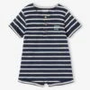 Combishort Imprimé Bébé - Rayé Bleu -Vertbaudet Soldes Boutique combishort imprime bebe
