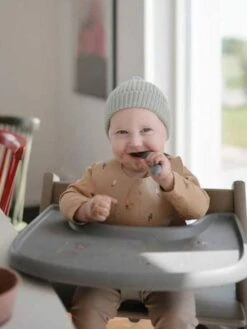 Mushie Cuillère D'apprentissage - - Beige -Vertbaudet Soldes Boutique cuillere dapprentissage 1 4