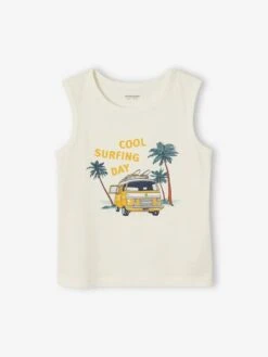 Débardeur Garçon - écru -Vertbaudet Soldes Boutique debardeur garcon 39