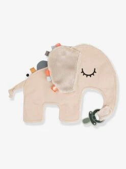 Done By Deer Doudou Attache-sucette Elphee - Sable -Vertbaudet Soldes Boutique doudou attache sucette elphee 4