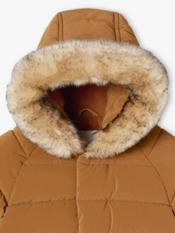 Doudoune Doublée Bébé à Capuche - Curcuma -Vertbaudet Soldes Boutique doudoune doublee bebe a capuche 5