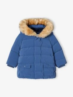 Doudoune Doublée Bébé à Capuche - Curcuma -Vertbaudet Soldes Boutique doudoune doublee bebe a capuche 8