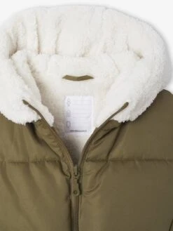 Doudoune Fille Longue à Capuche - Kaki 13 Doudoune Fille Longue à Capuche - Kaki -Vertbaudet Soldes Boutique doudoune fille longue a capuche 13