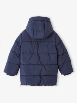 Doudoune Garçon Longue Doublée Sherpa - Bleu Glacier -Vertbaudet Soldes Boutique doudoune garcon longue doublee sherpa 10