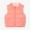 Doudoune Sans Manches Réversible Bébé - Corail
