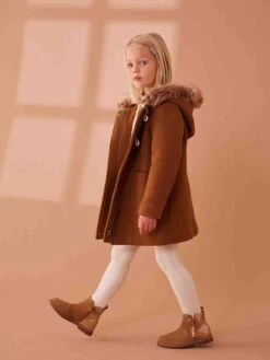 Duffle-coat à Capuche Fille Drap De Laine - Vert De Gris 31 Duffle-coat à Capuche Fille Drap De Laine - Vert De Gris -Vertbaudet Soldes Boutique duffle coat a capuche fille drap de laine 11