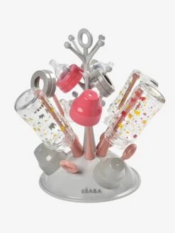 Beaba Egoutte-biberons Arbre - Rose Clair -Vertbaudet Soldes Boutique egoutte biberons arbre 7