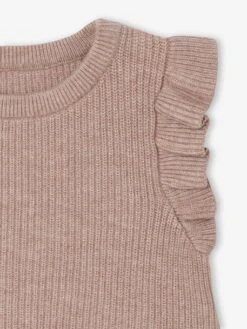 Ensemble 2 Pièces Bébé Robe Imprimée Et Pull Sans Manches - écru -Vertbaudet Soldes Boutique ensemble 2 pieces bebe robe imprimee et pull sans manches 5