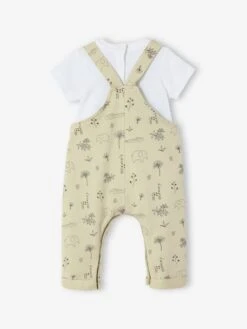 Ensemble 3 Pièces Naissance Salopette + Body + Foulard - Vert 27 Ensemble 3 Pièces Naissance Salopette + Body + Foulard - Vert -Vertbaudet Soldes Boutique ensemble 3 pieces naissance salopette body foulard 11