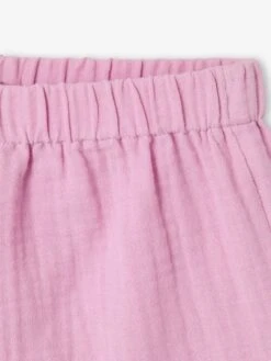 Ensemble Blouse Imprimée Et Short En Gaze De Coton Fille - Jaune Pastel -Vertbaudet Soldes Boutique ensemble blouse imprimee et short en gaze de coton fille 31