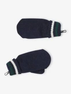 Ensemble Bonnet + Snood + Gants Garçon - Marine 11 Ensemble Bonnet + Snood + Gants Garçon - Marine -Vertbaudet Soldes Boutique ensemble bonnet snood gants garcon 4