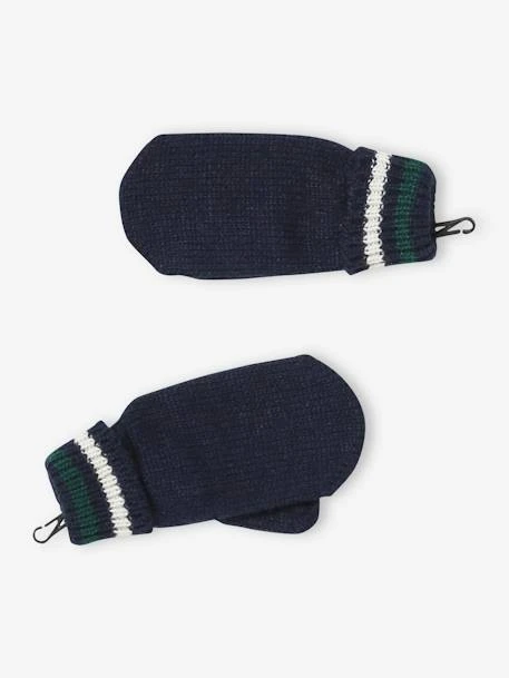 Ensemble Bonnet + Snood + Gants Garçon - Marine 5 Ensemble Bonnet + Snood + Gants Garçon - Marine – Image 5