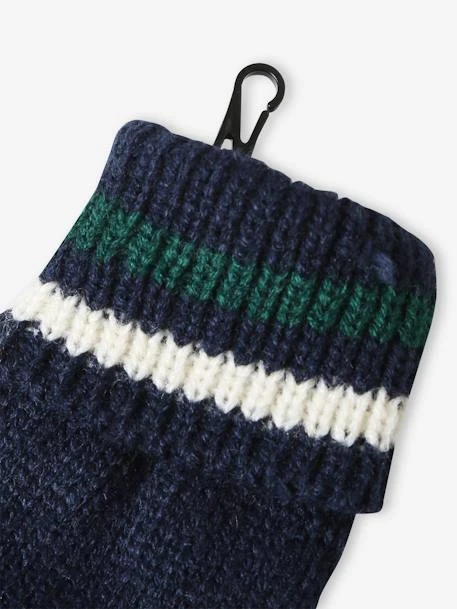 Ensemble Bonnet + Snood + Gants Garçon - Marine 6 Ensemble Bonnet + Snood + Gants Garçon - Marine – Image 6
