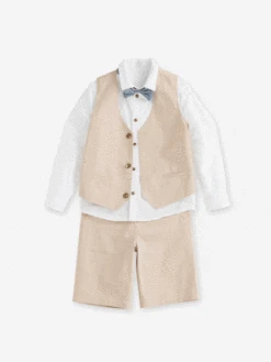 Ensemble Cérémonie 4 Pièces Garçon - Beige