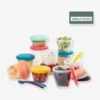 BabyMoov Ensemble De 12 Boîtes Hermétiques + 3 Cuillères Souples Babybols Multi Set - Multicolore -Vertbaudet Soldes Boutique ensemble de 12 boites hermetiques 3 cuilleres souples babybols multi set