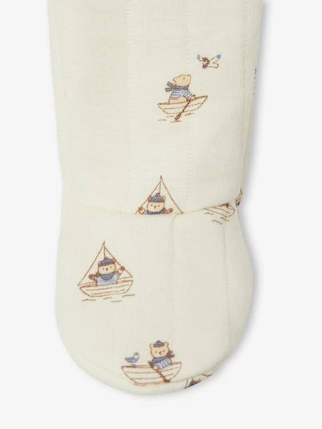 Ensemble Matelassé Gilet + Pantalon à Pieds Entièrement Imprimé - Rose 5 Ensemble Matelassé Gilet + Pantalon à Pieds Entièrement Imprimé - Rose – Image 5