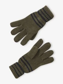 Ensemble Rayé Garçon Bonnet + Snood + Moufles/gants - Bleu Chambray -Vertbaudet Soldes Boutique ensemble raye garcon bonnet snood mouflesgants 11