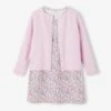 Ensemble Robe + Cardigan Fille - Mauve -Vertbaudet Soldes Boutique ensemble robe cardigan fille 20