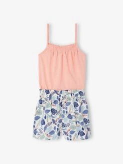 Ensemble Short + Débardeur Fille - Rayé Bleu -Vertbaudet Soldes Boutique ensemble short debardeur fille 3