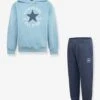 Converse Ensemble Sweat + Jogger Enfant - Bleu 40 Converse Ensemble Sweat + Jogger Enfant - Bleu -Vertbaudet Soldes Boutique ensemble sweat jogger enfant