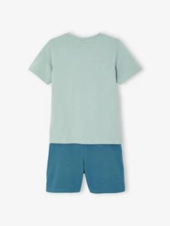 Ensemble Tee-shirt Et Short Pat Patrouille - Vert D'eau -Vertbaudet Soldes Boutique ensemble tee shirt et short pat patrouille 3