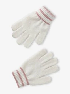 Ensemble Torsadé Fille Bonnet + Snood + Moufles/gants - écru -Vertbaudet Soldes Boutique ensemble torsade fille bonnet snood mouflesgants 2