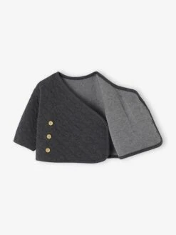 Gilet Bébé Matelassé Ouverture Croisée Naissance - Anthracite 10 Gilet Bébé Matelassé Ouverture Croisée Naissance - Anthracite -Vertbaudet Soldes Boutique gilet bebe matelasse ouverture croisee naissance 10