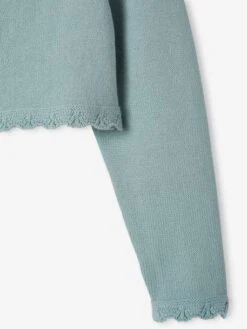 Gilet Boléro Fille En Maille Pointelle - Rose Pâle -Vertbaudet Soldes Boutique gilet bolero fille en maille pointelle 23