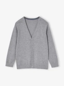 Gilet En Maille Col V BASICS - Marine