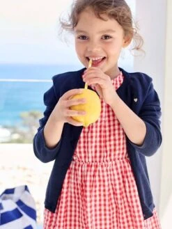 Gilet Fille En Maille Fine - Blush -Vertbaudet Soldes Boutique gilet fille en maille fine 18