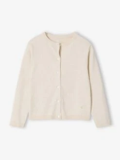 Gilet Fille En Maille Fine - Anthracite -Vertbaudet Soldes Boutique gilet fille en maille fine 24