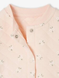 Gilet Matelassé Bébé - Rose Pâle -Vertbaudet Soldes Boutique gilet matelasse bebe 3