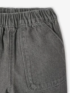 Jean Bébé Taille élastiquée - Denim Gris -Vertbaudet Soldes Boutique jean bebe taille elastiquee 27