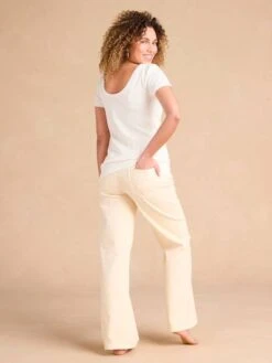 Jean De Grossesse Large Bandeau Seamless - écru -Vertbaudet Soldes Boutique jean de grossesse large bandeau seamless 10