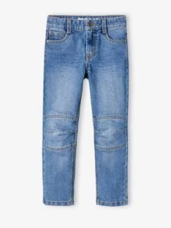 Jean Droit MorphologiK Indestructible MEDIUM "waterless" Garçon - Denim Brut -Vertbaudet Soldes Boutique jean droit morphologik indestructible medium waterless garcon 8