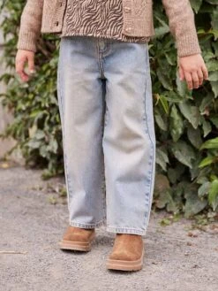 Jean Fille Large - Denim Brut