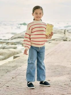 Jean Fille Large MorphologiK Tour De Hanches Médium - Bleu Moyen 10 Jean Fille Large MorphologiK Tour De Hanches Médium - Bleu Moyen -Vertbaudet Soldes Boutique jean fille large morphologik tour de hanches medium 2