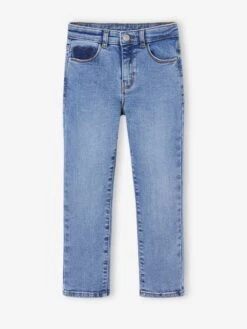 Jean Fille Slim Morpho Medium - Bleu Foncé -Vertbaudet Soldes Boutique jean fille slim morpho medium 42