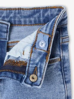 Jean Fille Slim Morpho Medium - Bleu Foncé -Vertbaudet Soldes Boutique jean fille slim morpho medium 45