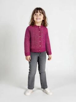 Jean Fille Slim Morpho Medium - Bleu Foncé -Vertbaudet Soldes Boutique jean fille slim morpho medium 50