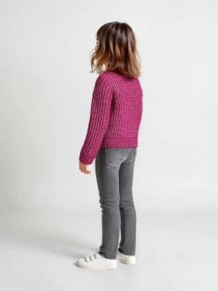 Jean Fille Slim Morpho Medium - Bleu Foncé -Vertbaudet Soldes Boutique jean fille slim morpho medium 56