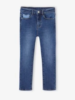 Jean Fille Slim Morphologik Fin - Bleu Foncé