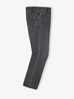 Jean Garçon Droit Indestructible Waterless - Denim Gris -Vertbaudet Soldes Boutique jean garcon droit indestructible waterless 34