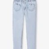 Jean Paperbag Fille Poches Coeur - Bleu Clair 25 Jean Paperbag Fille Poches Coeur - Bleu Clair -Vertbaudet Soldes Boutique jean paperbag fille poches coeur